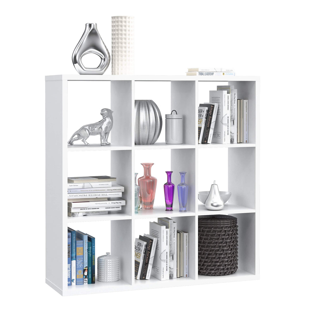 Mauro 3x3 Storage Unit in Matt White - TidySpaces