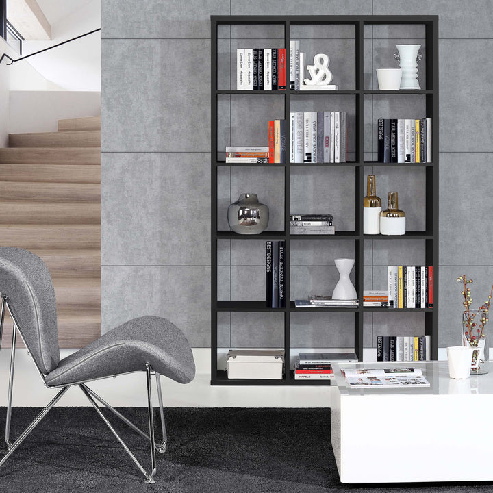 Mauro 3x5 Storage Unit in Matt Black - TidySpaces