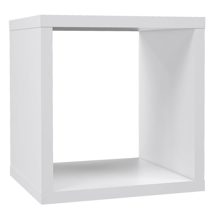 Mauro Singular Storage Unit in White High Gloss/White - TidySpaces