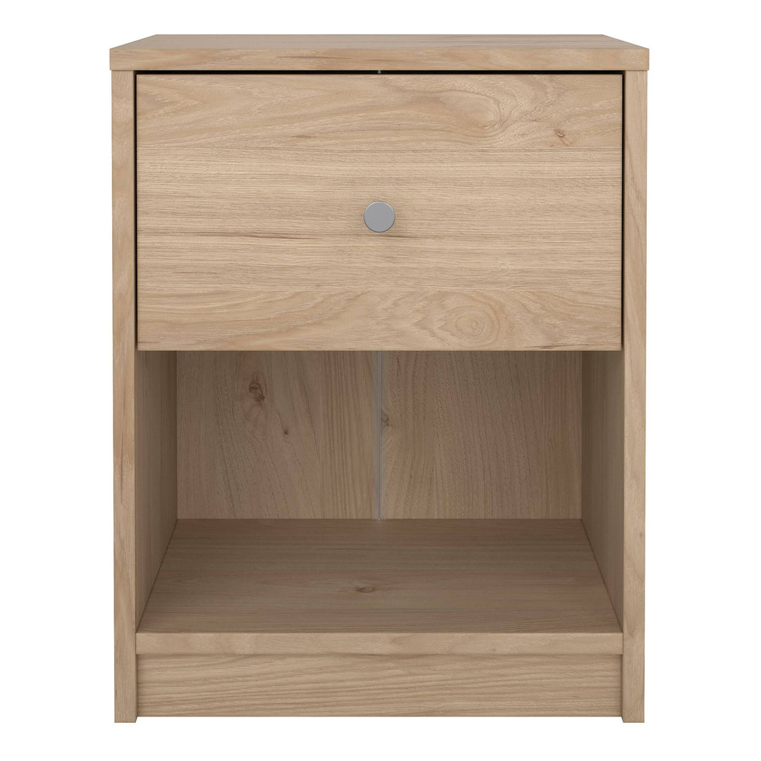 May Bedside 1 Drawer in Jackson Hickory Oak - TidySpaces