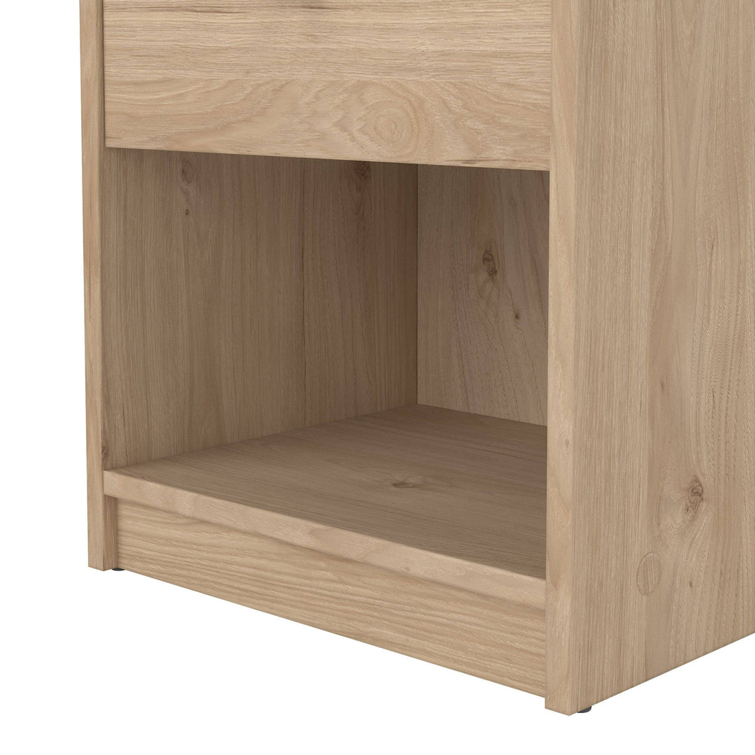 May Bedside 1 Drawer in Jackson Hickory Oak - TidySpaces