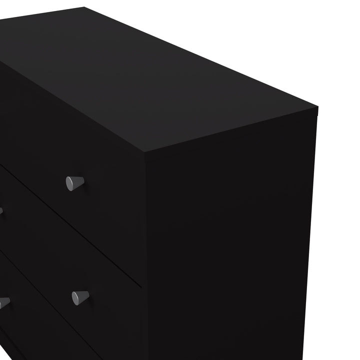 May Chest of 3 Drawers in Black - TidySpaces