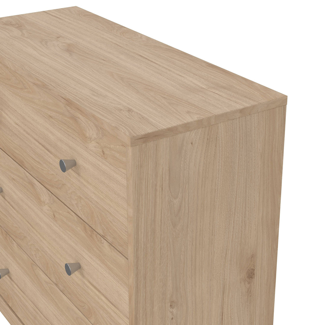 May Chest of 3 Drawers in Jackson Hickory Oak - TidySpaces