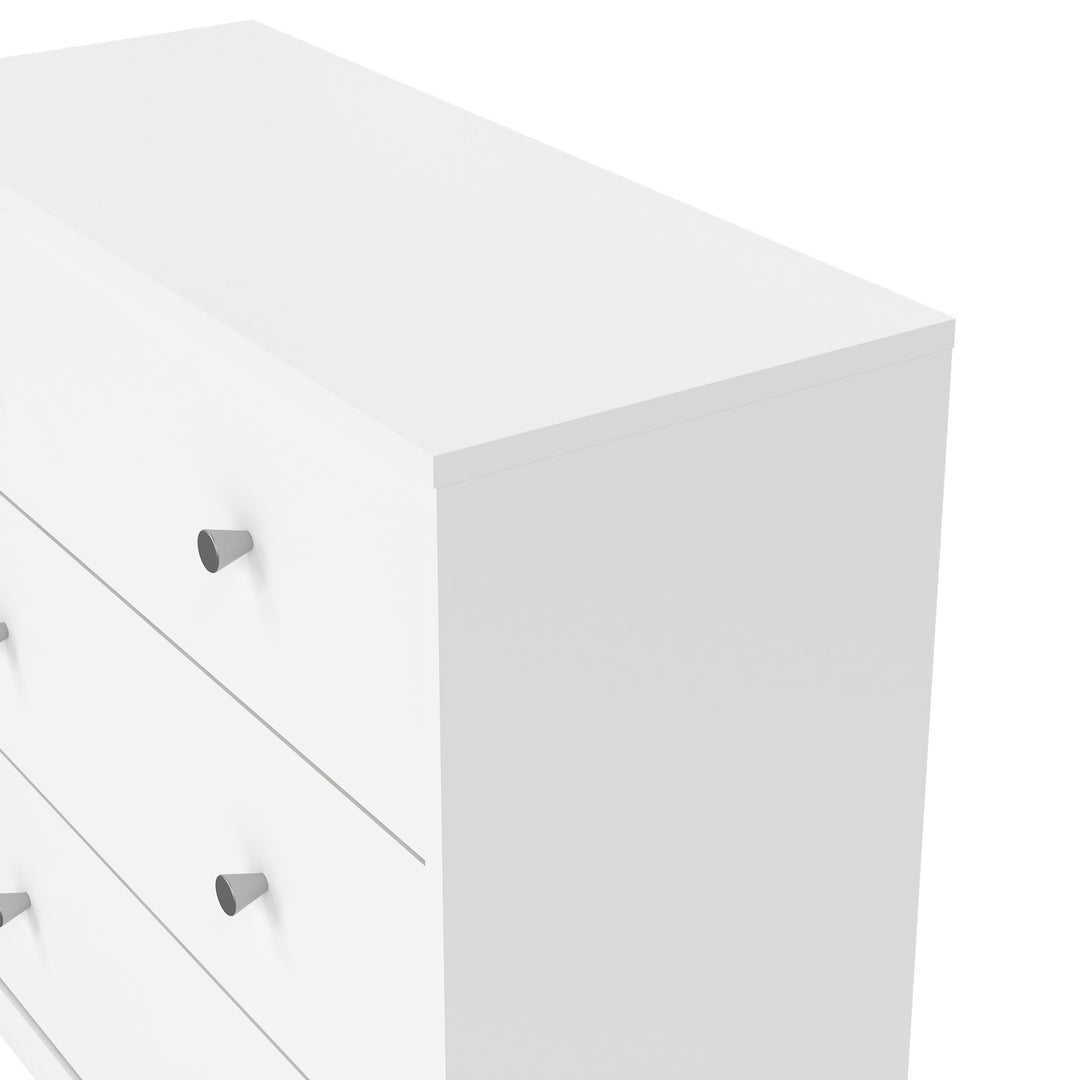 May Chest of 3 Drawers in White - TidySpaces