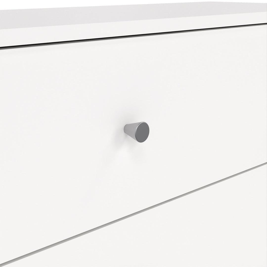 May Chest of 3 Drawers in White - TidySpaces