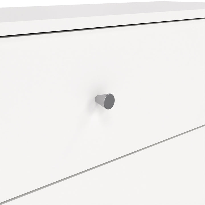 May Chest of 3 Drawers in White - TidySpaces