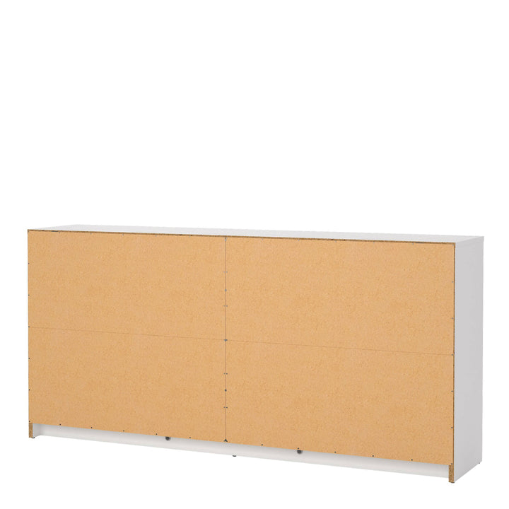 May Chest of 6 Drawers (3+3) in White - TidySpaces