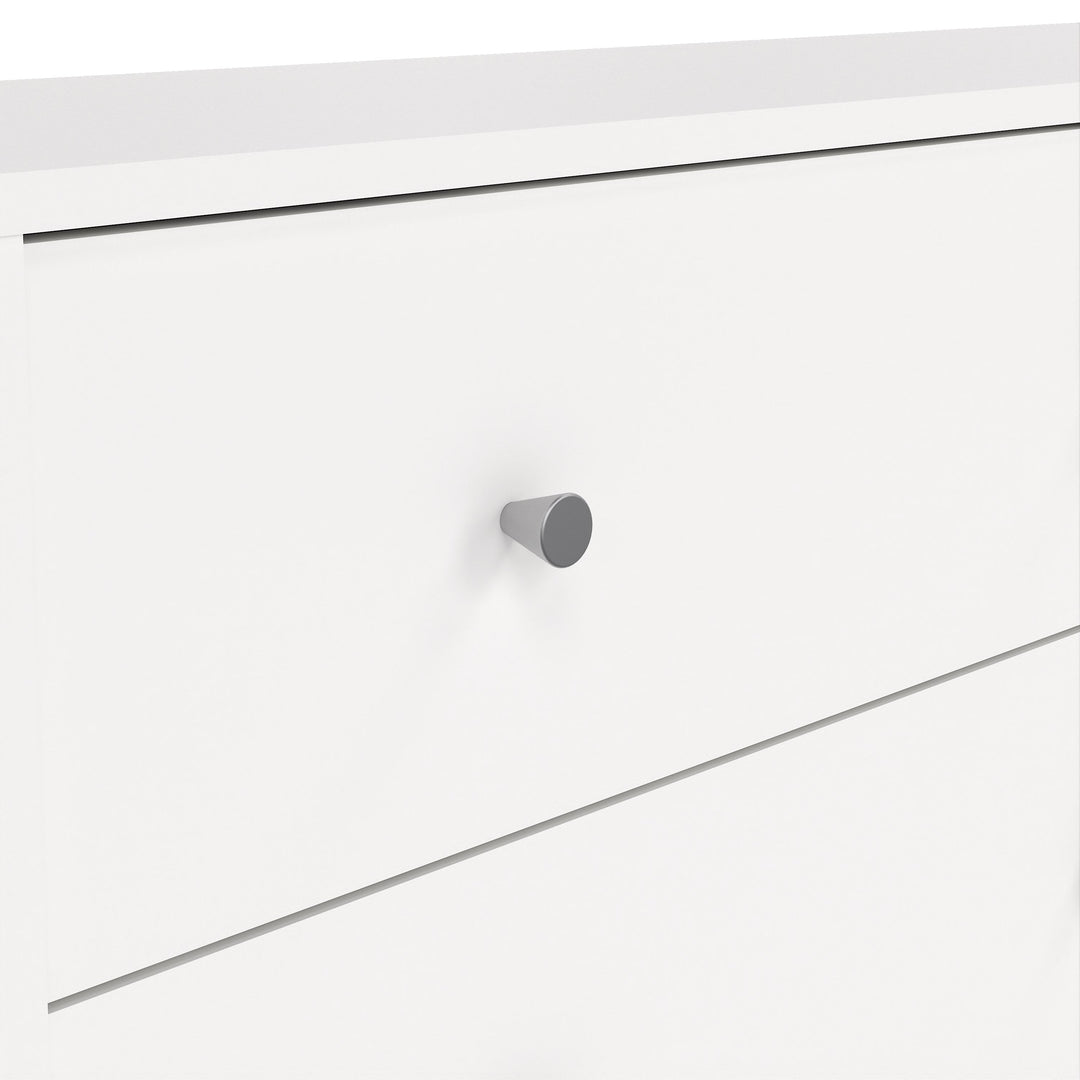 May Chest of 6 Drawers (3+3) in White - TidySpaces