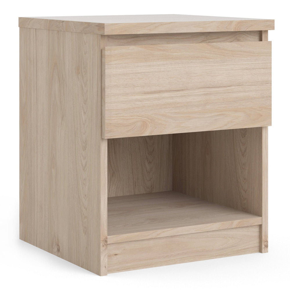 Naia Bedside 1 Drawer 1 Shelf in Jackson Hickory Oak - TidySpaces