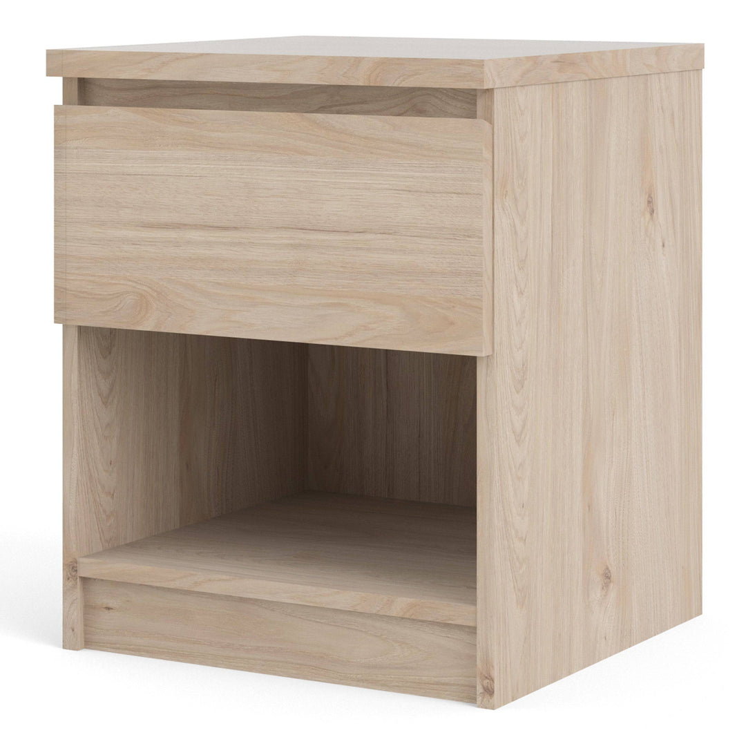 Naia Bedside 1 Drawer 1 Shelf in Jackson Hickory Oak - TidySpaces