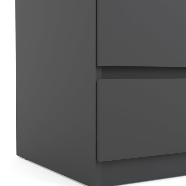 Naia Chest of 3 Drawers in Black Matt - TidySpaces