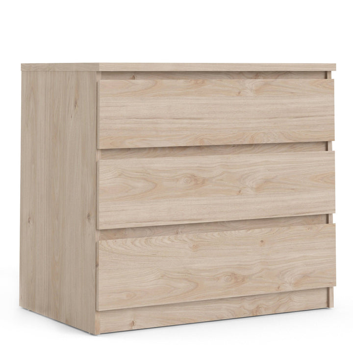 Naia Chest of 3 Drawers in Jackson Hickory Oak - TidySpaces