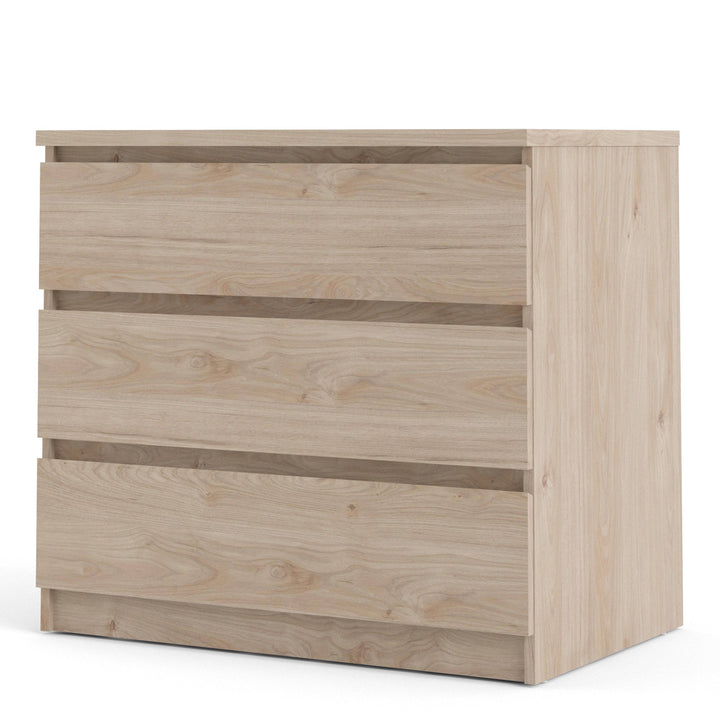 Naia Chest of 3 Drawers in Jackson Hickory Oak - TidySpaces