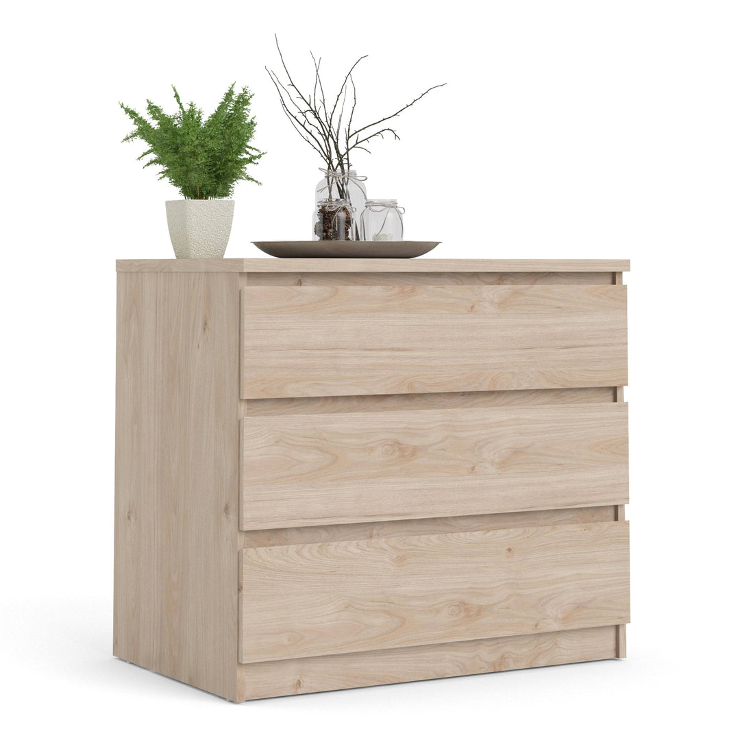 Naia Chest of 3 Drawers in Jackson Hickory Oak - TidySpaces