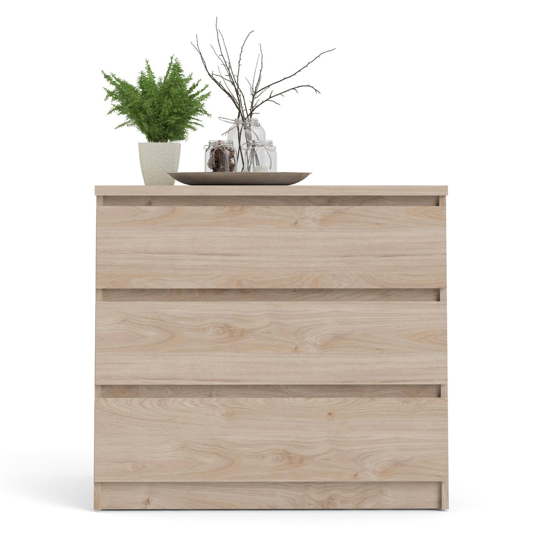 Naia Chest of 3 Drawers in Jackson Hickory Oak - TidySpaces