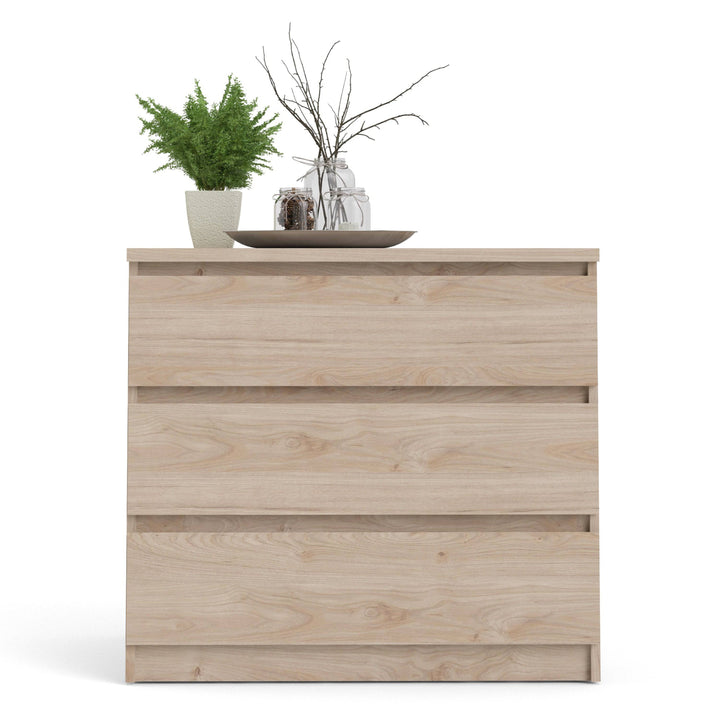 Naia Chest of 3 Drawers in Jackson Hickory Oak - TidySpaces