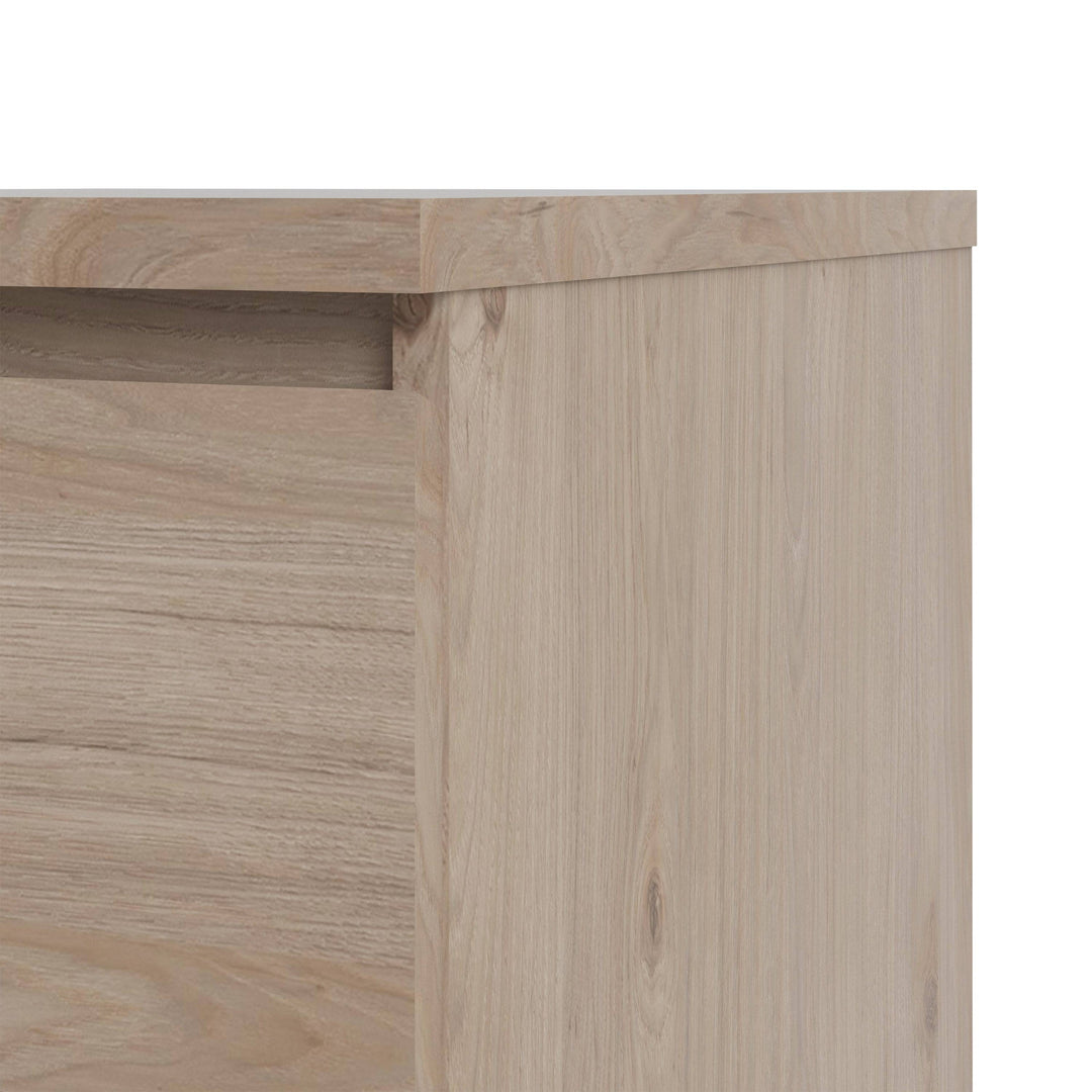 Naia Narrow Chest of 5 Drawers in Jackson Hickory Oak - TidySpaces