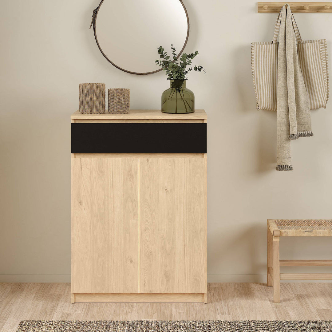 Naia Shoe Cabinet with 2 Doors +1 Drawer