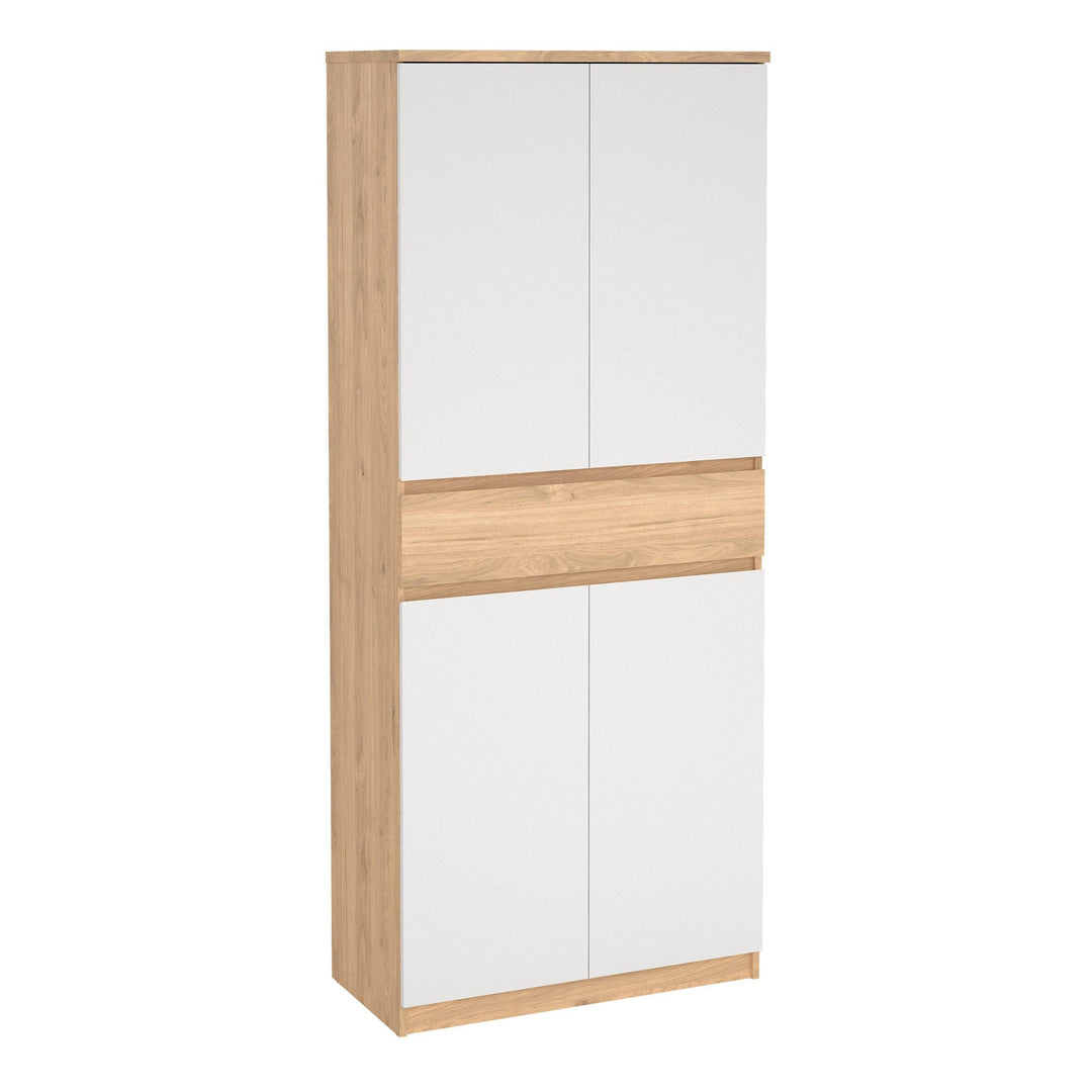 Naia Shoe Cabinet with 4 Doors + 1 Drawer - TidySpaces