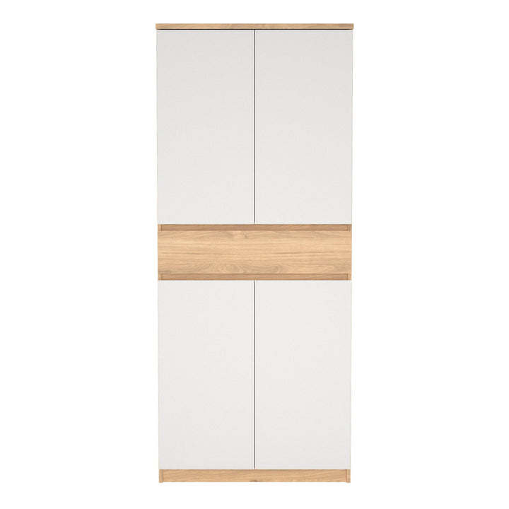 Naia Shoe Cabinet with 4 Doors + 1 Drawer - TidySpaces