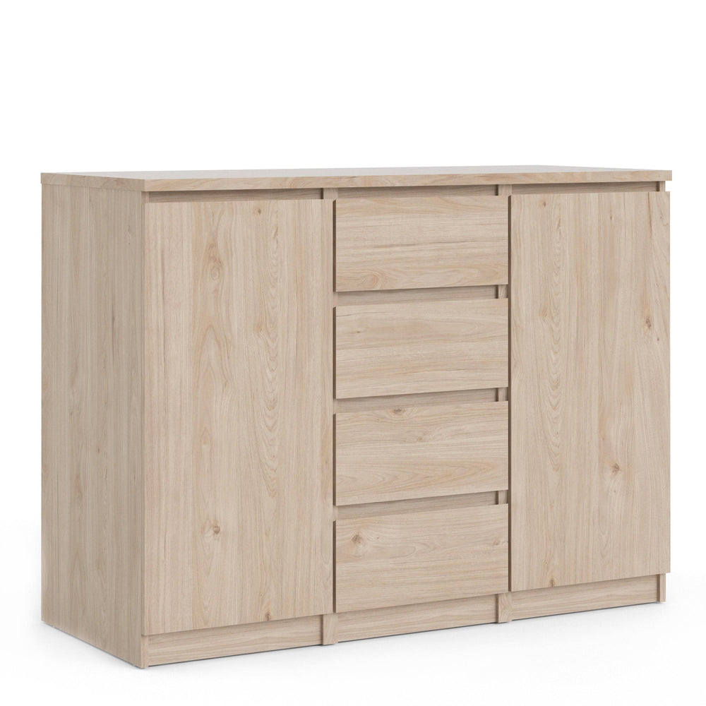 Naia Sideboard  4 Drawers 2 Doors in Jackson Hickory Oak - TidySpaces