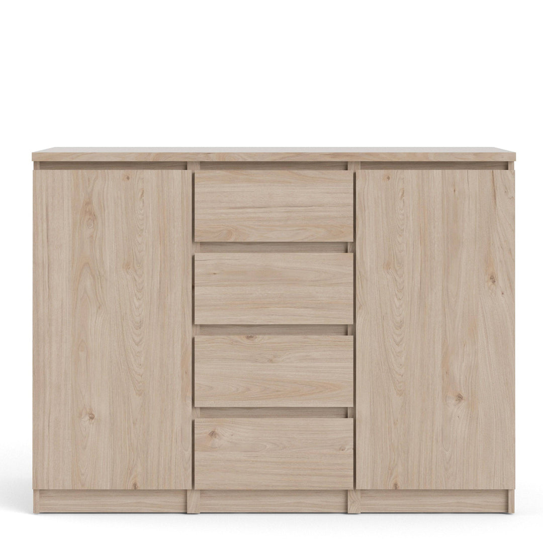 Naia Sideboard  4 Drawers 2 Doors in Jackson Hickory Oak - TidySpaces