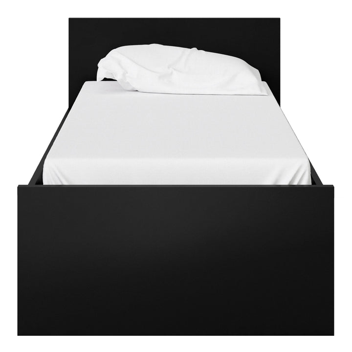 Naia Single Bed 3ft (90 x 190) in Black Matt - TidySpaces