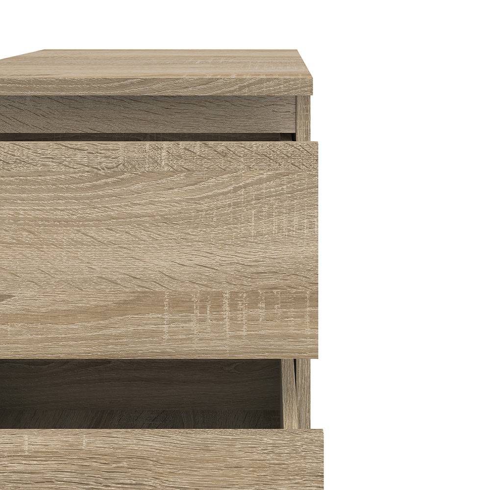 Nova Bedside 2 Drawer in Oak - TidySpaces