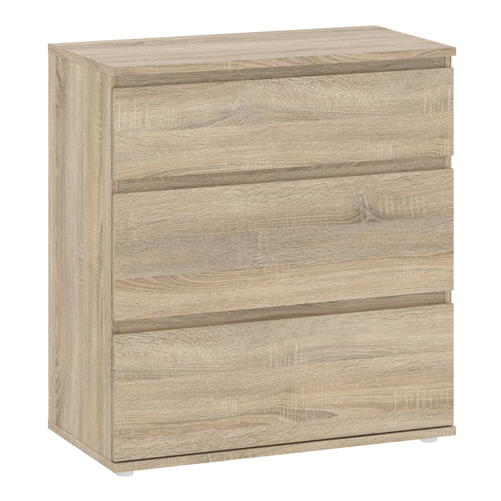 Nova Chest of 3 Drawers in Oak - TidySpaces