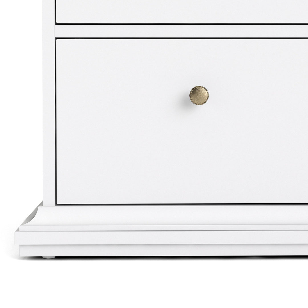 Paris Chest of 6 Drawers in White - TidySpaces