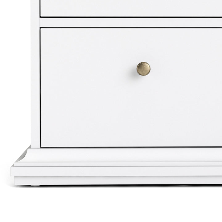 Paris Chest of 6 Drawers in White - TidySpaces