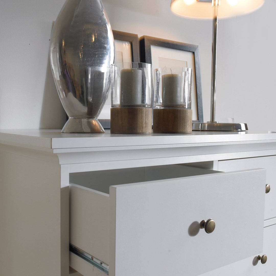 Paris Chest of 6 Drawers in White - TidySpaces