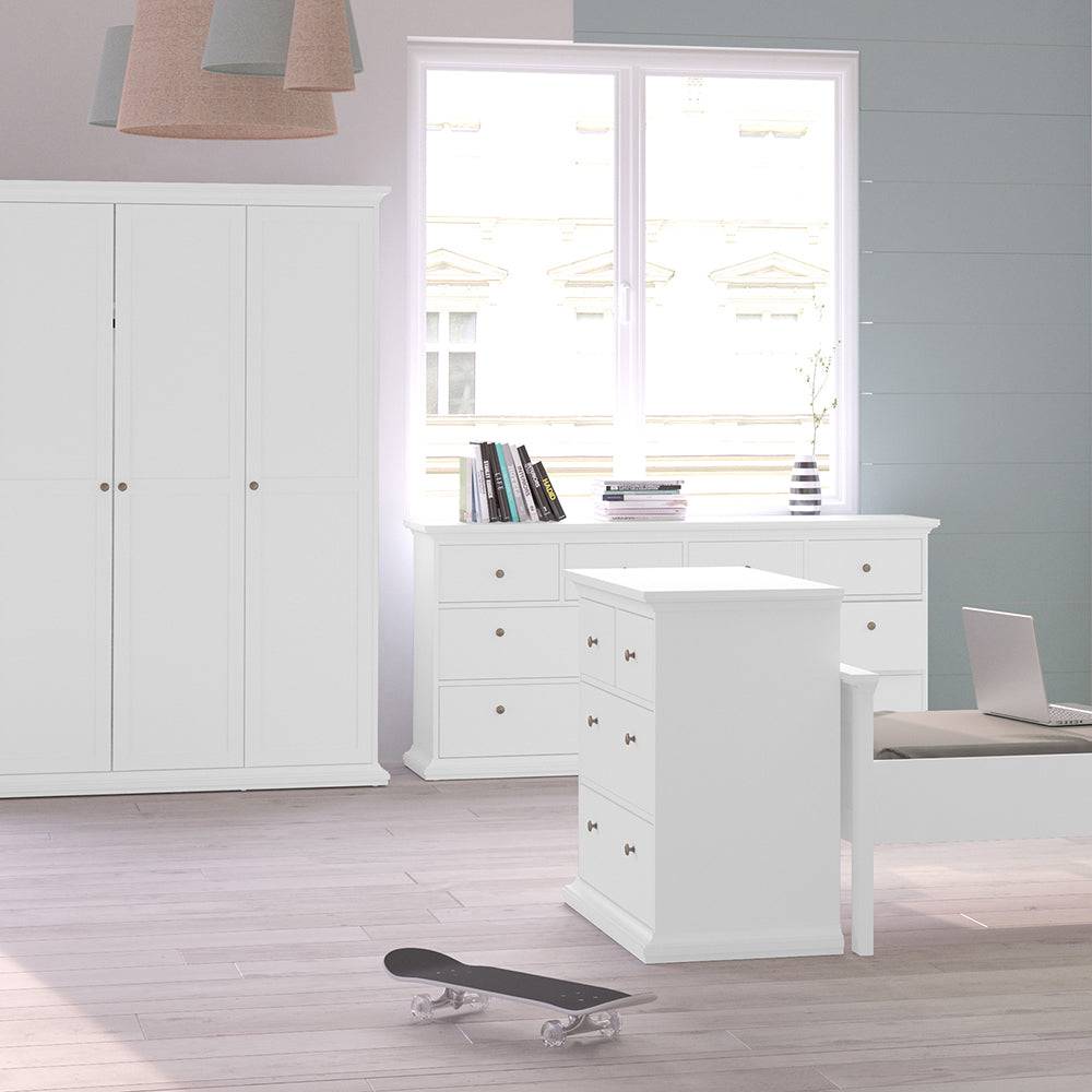 Paris Chest of 8 Drawers in White - TidySpaces