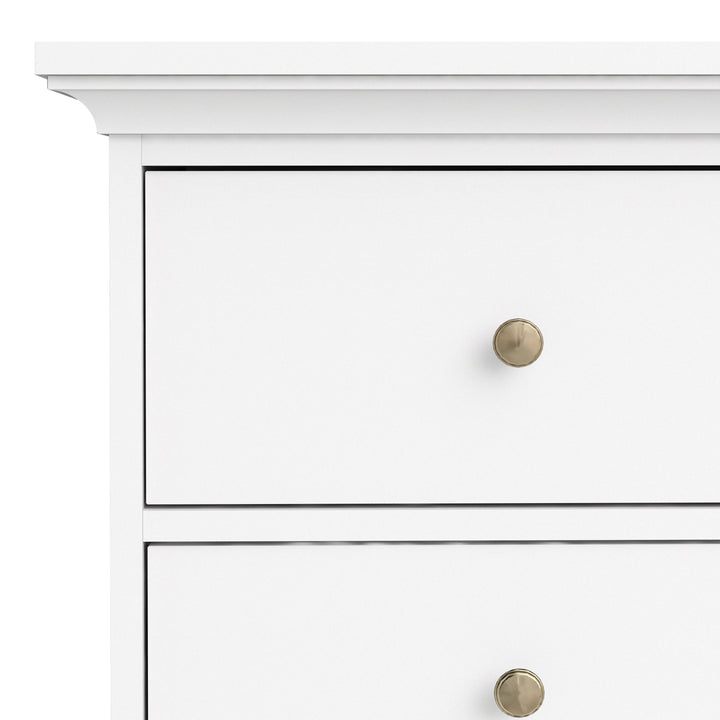 Paris Chest of 8 Drawers in White - TidySpaces