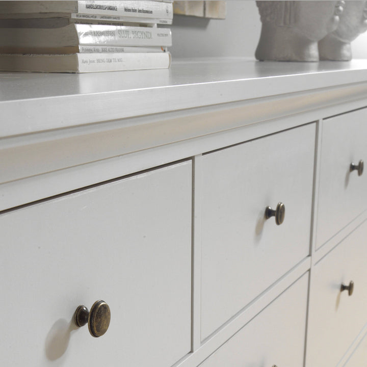 Paris Chest of 8 Drawers in White - TidySpaces