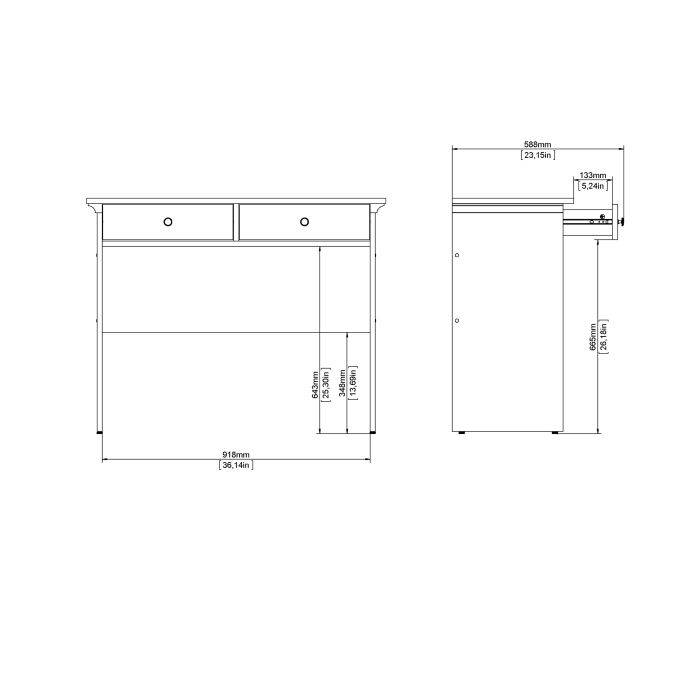 Paris Console table White - TidySpaces