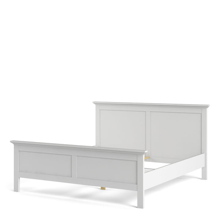 Paris Super King Bed (180 x 200) in White - TidySpaces