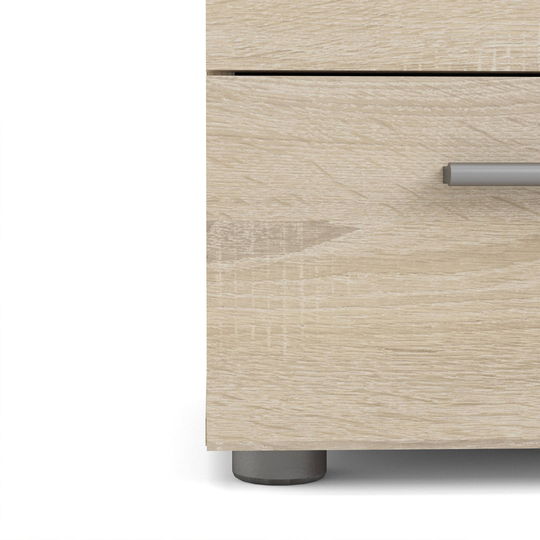 Pepe Bedside 2 Drawers in Oak - TidySpaces