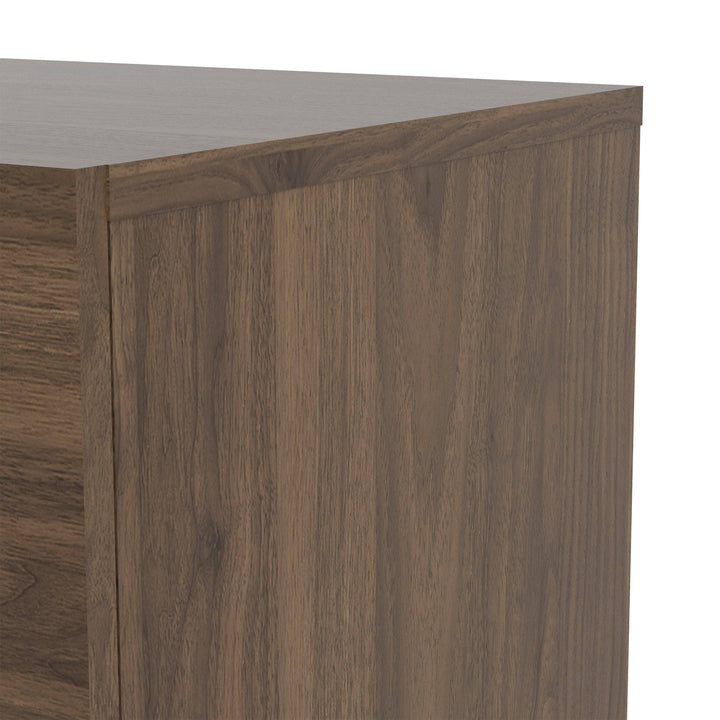 Pepe Bedside 2 Drawers in Walnut - TidySpaces