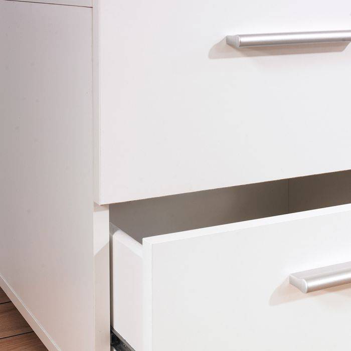 Pepe Bedside 2 Drawers in White - TidySpaces