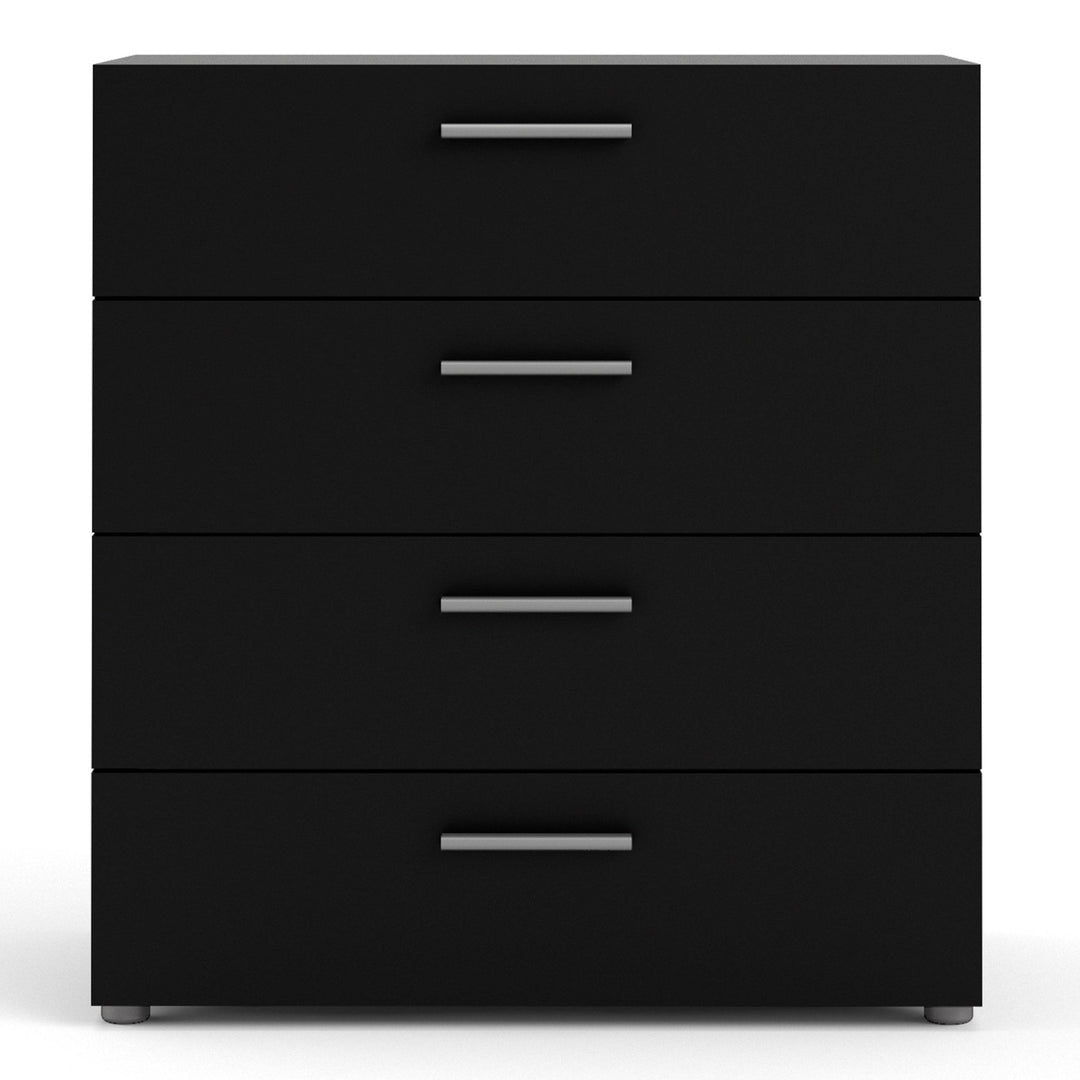 Pepe Chest of 4 Drawers in Black - TidySpaces