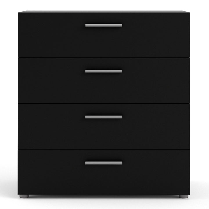 Pepe Chest of 4 Drawers in Black - TidySpaces