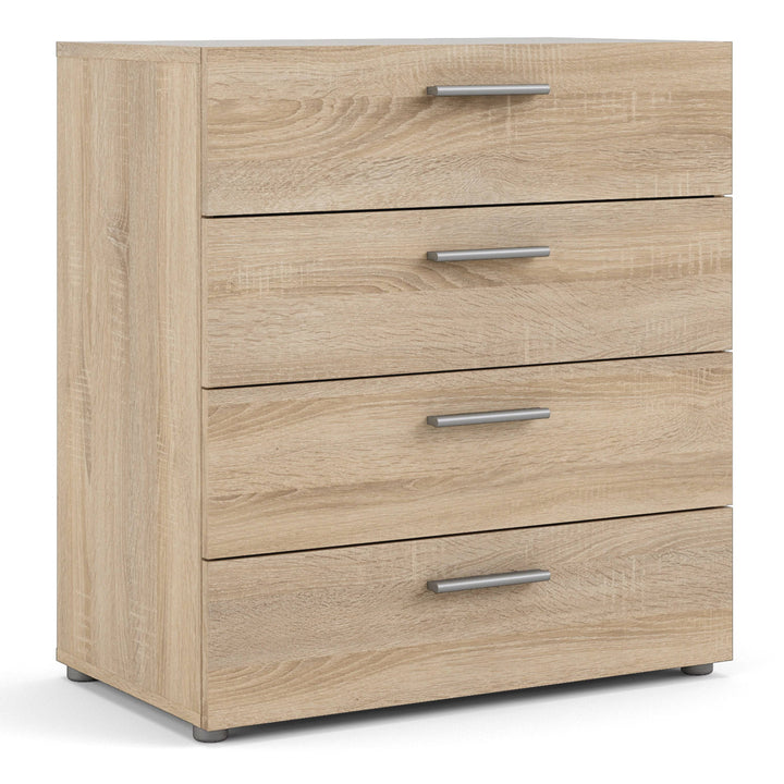 Pepe Chest of 4 Drawers in Oak - TidySpaces