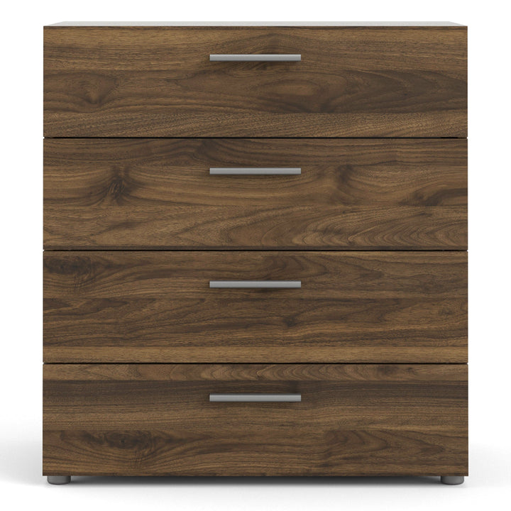 Pepe Chest of 4 Drawers in Walnut - TidySpaces