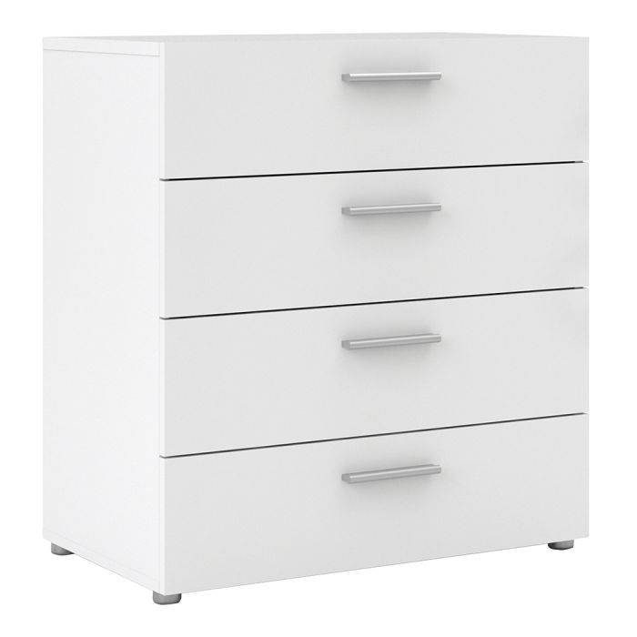 Pepe Chest of 4 Drawers in White - TidySpaces