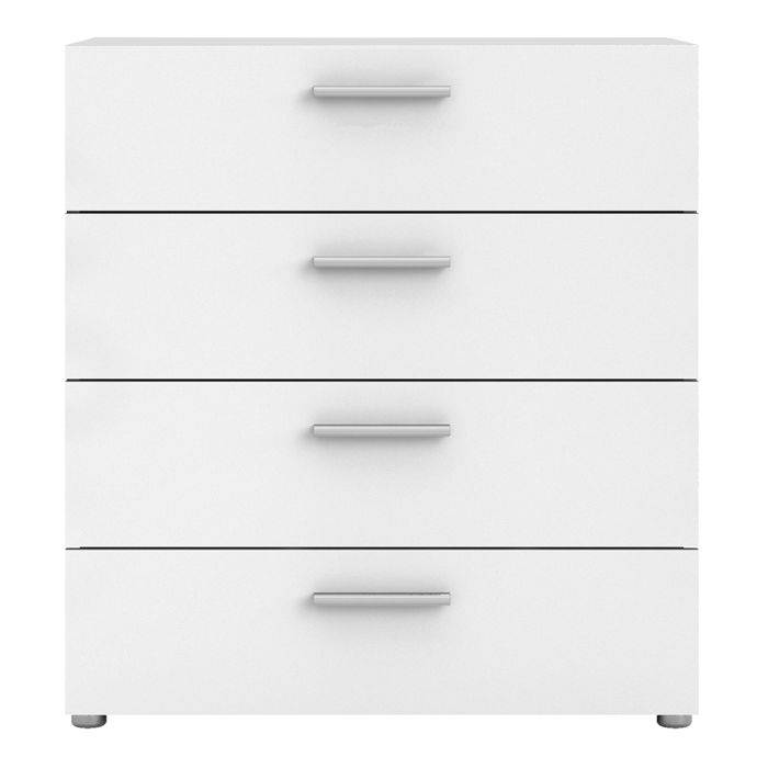 Pepe Chest of 4 Drawers in White - TidySpaces