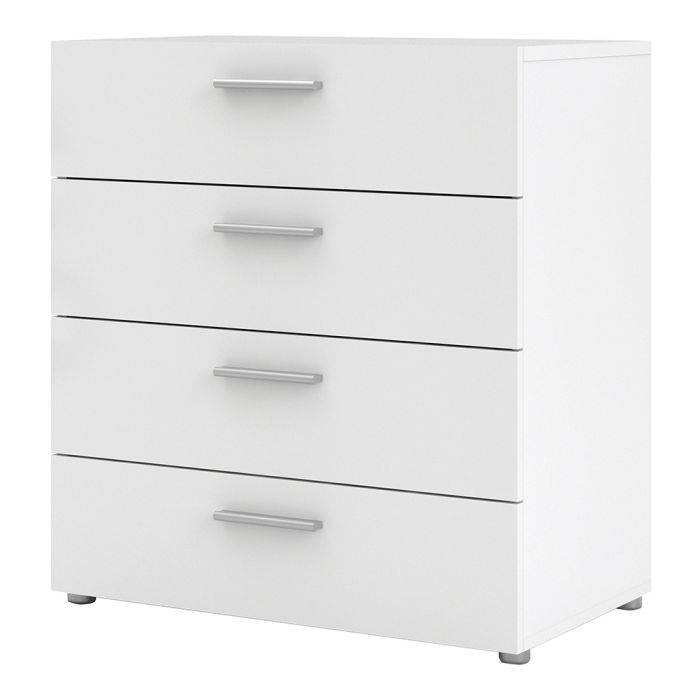 Pepe Chest of 4 Drawers in White - TidySpaces