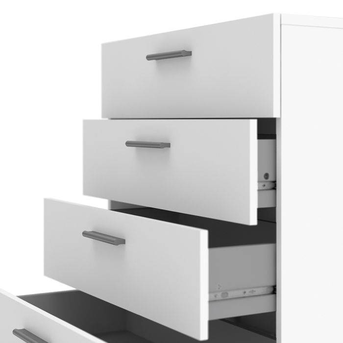 Pepe Chest of 4 Drawers in White - TidySpaces