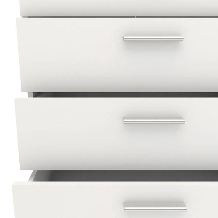 Pepe Chest of 5 Drawers in White - TidySpaces