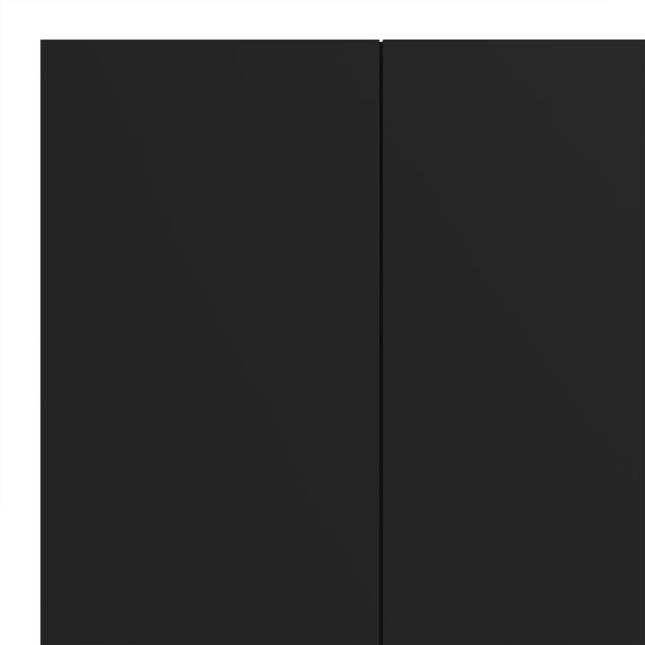 Pepe Wardrobe with 3 doors in Black - TidySpaces